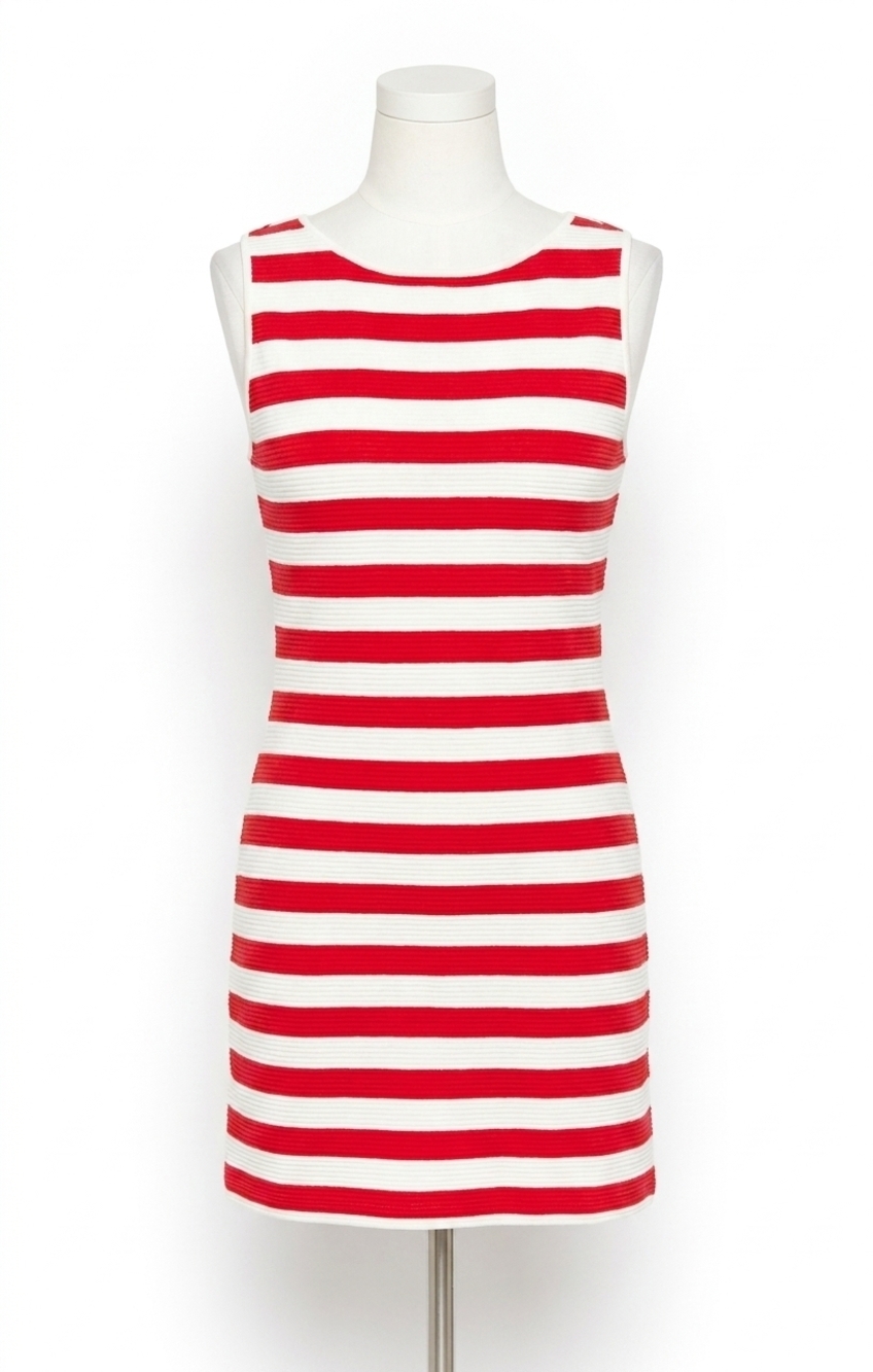 NEW SHOW ME YOUR MUMU cameron mini dress in red/ white
